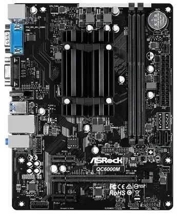 ASRock QC6000M - Mainboard - micro ATX - AMD E2 6110 Mainboard - Sockel - DDR3 RAM - Micro-ATX