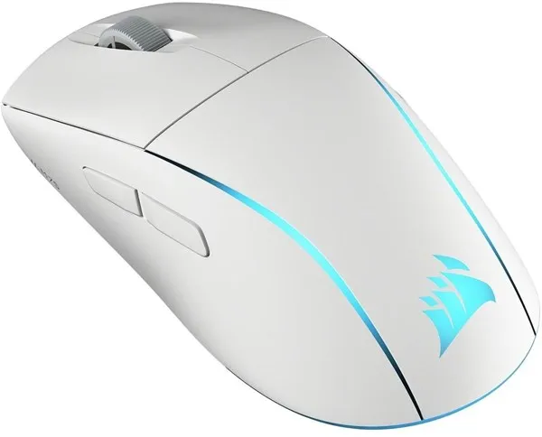 Corsair M75 Lightweight RGB - Gaming-Maus - Optisch - 6 Tasten - Weiss mit RGB-LED-Beleuchtung
