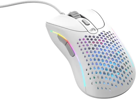 Glorious Model D 2 Wired - Matte White - Gaming Maus - Optisch - 5 Tasten - Weiss