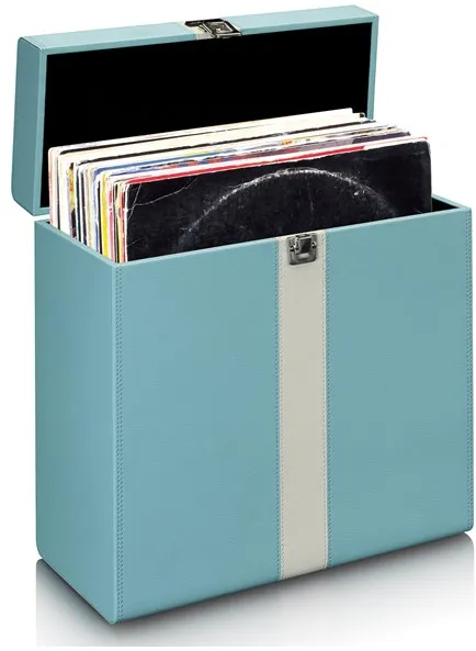 Lenco TTA-300BUWH - Record Storage Suitcase - Plattenspieler Blau